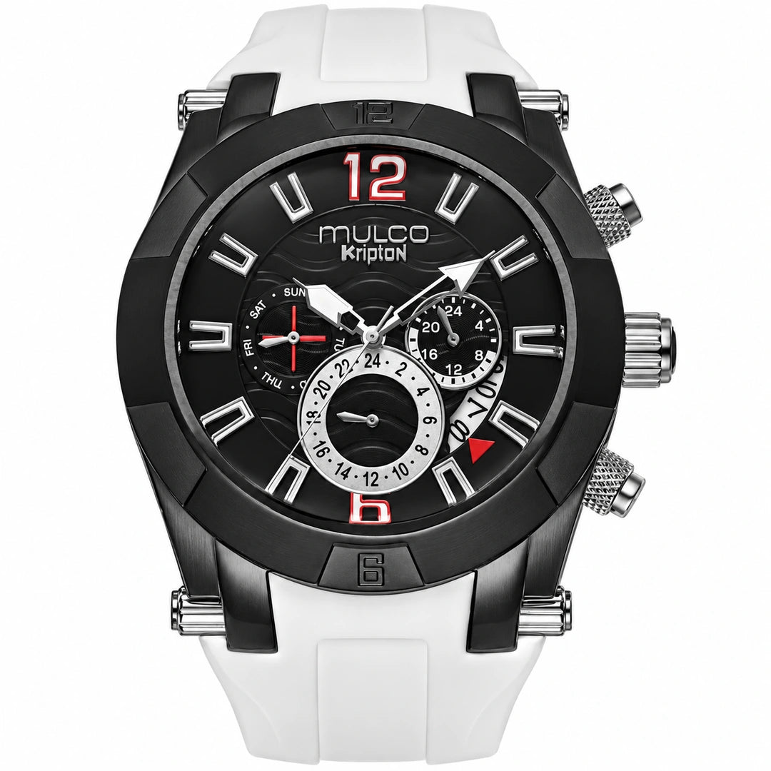 Reloj Mulco Kripton Royale Blanco Negro