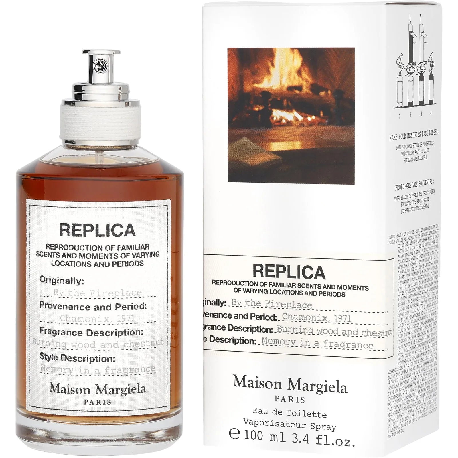MAISON MARGIELA REPRLICA BY THE FIREPLACE EDT 100ML