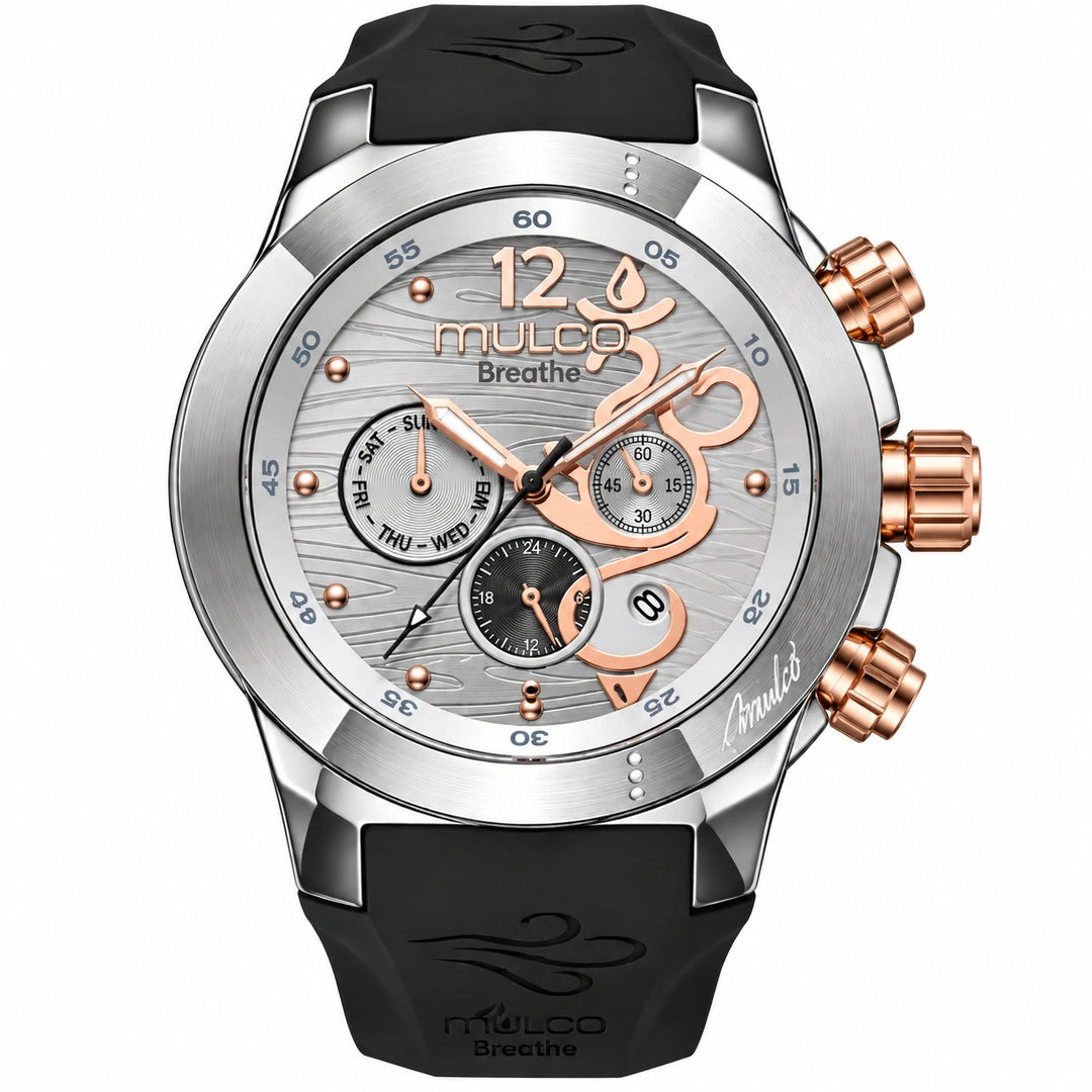 Reloj Mulco Breathe Negro Plata