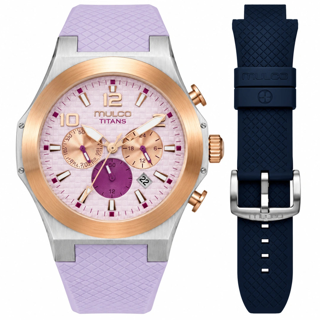 Reloj Mulco Titans Lila Negro